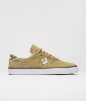 Chaussures Converse Cons Louie Lopez Pro Ox - Toadstool Tan / Dark Whiskey