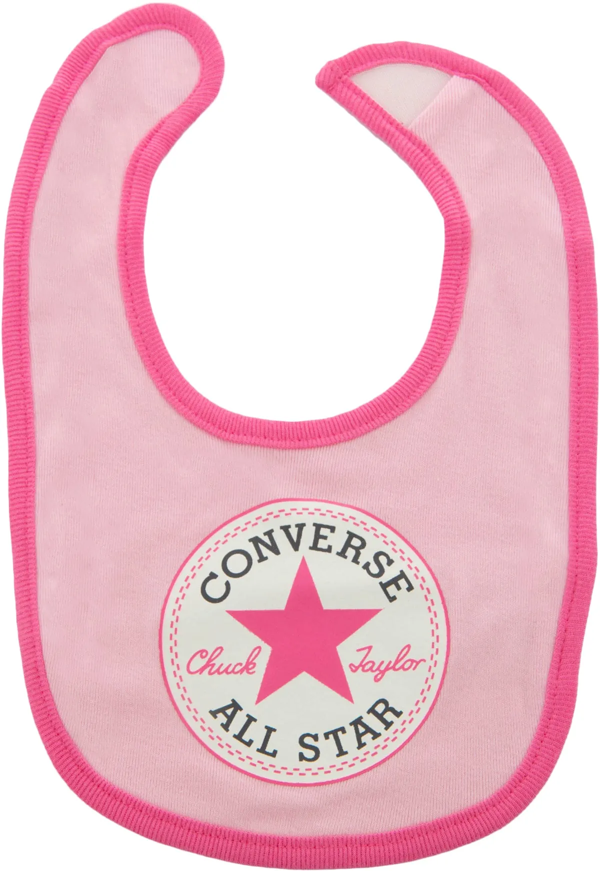 Ensemble de lit bébé Converse en rose incluant chaussons, bonnet et bavoir Chaussures Converse