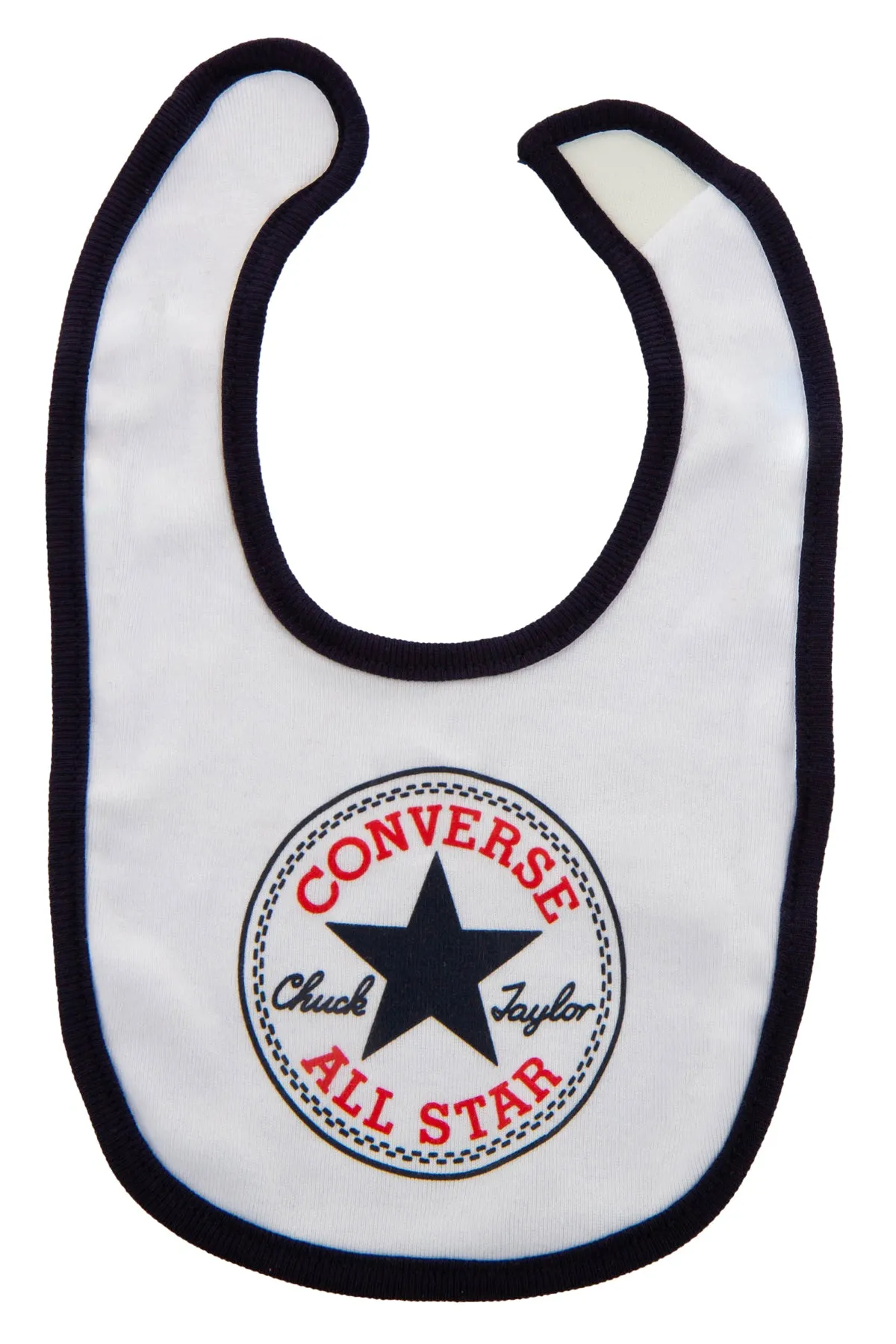 Ensemble de lit bébé Converse en blanc incluant chaussons, bonnet et bavoir Chaussures Converse