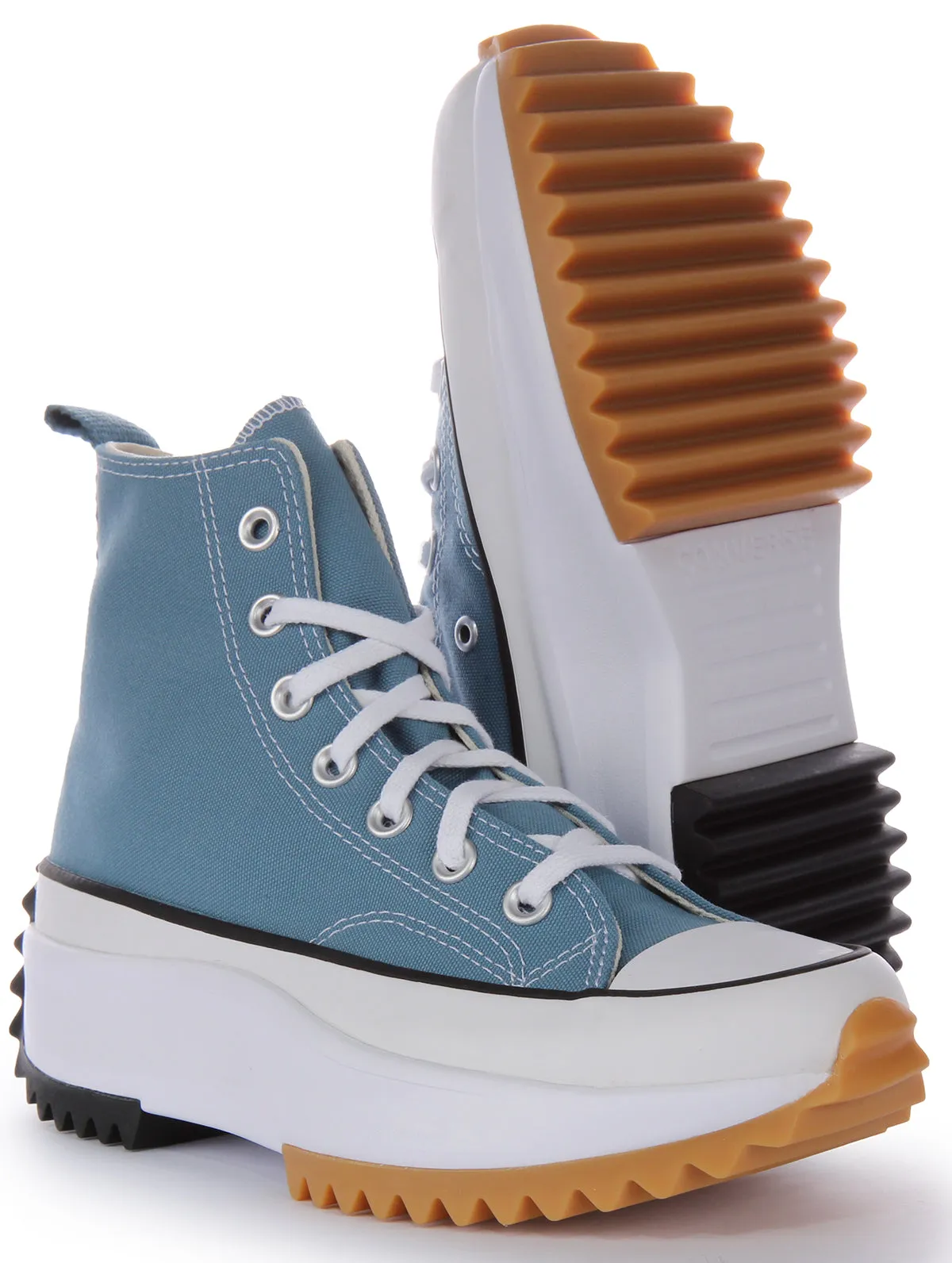 Chaussures Converse Run Star Hike Hi A04691C en couleur sarcelle