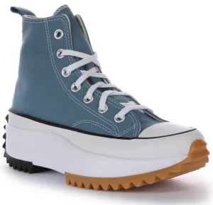 Chaussures Converse Run Star Hike Hi A04691C en couleur sarcelle