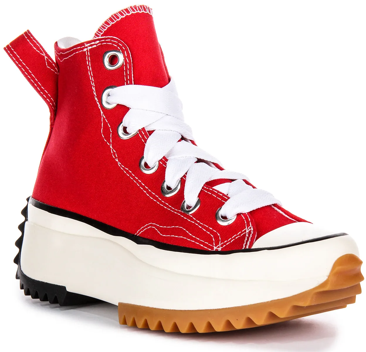 Converse Run Star Hike Sketch A10421C En Chaussures Rouge et Blanc Converse