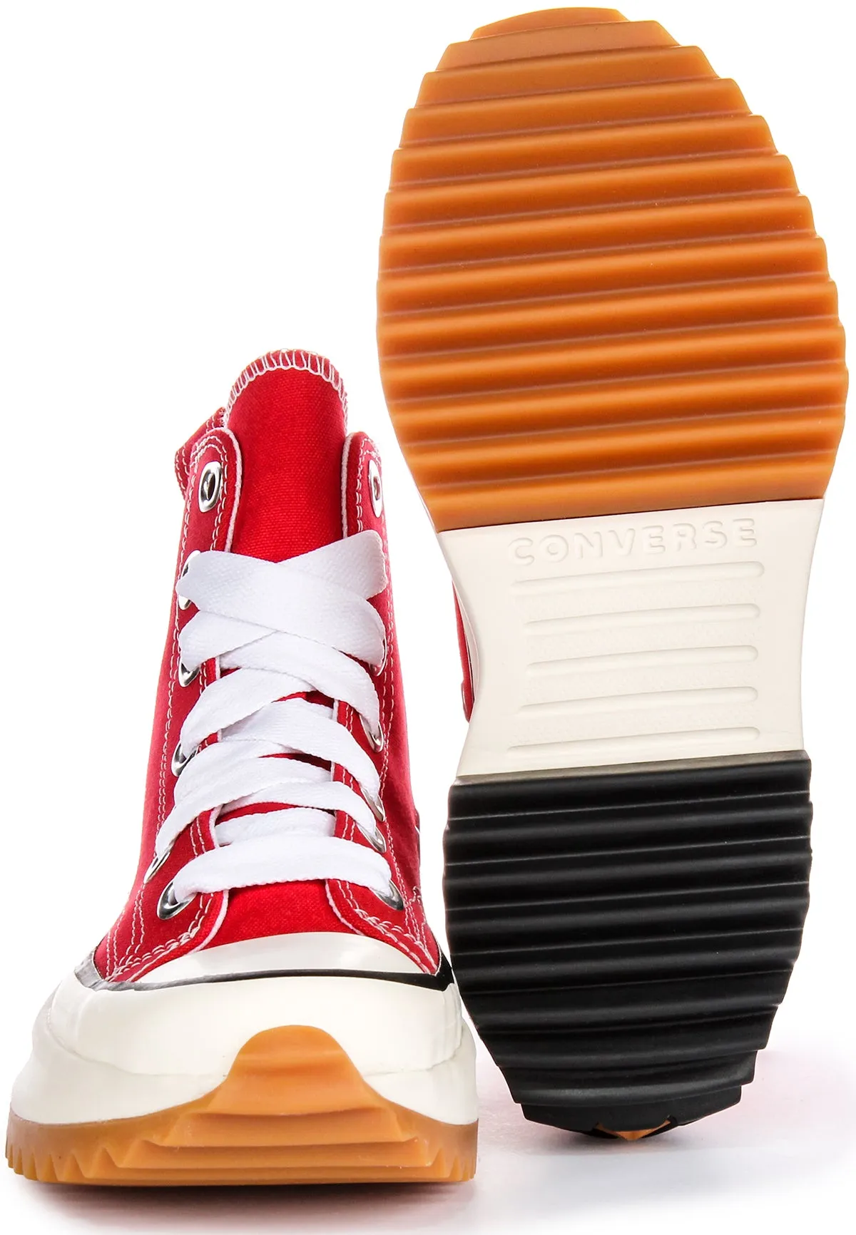 Converse Run Star Hike Sketch A10421C En Chaussures Rouge et Blanc Converse