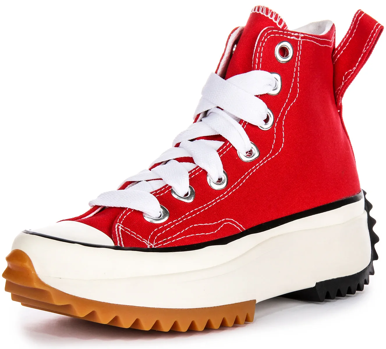 Converse Run Star Hike Sketch A10421C En Chaussures Rouge et Blanc Converse