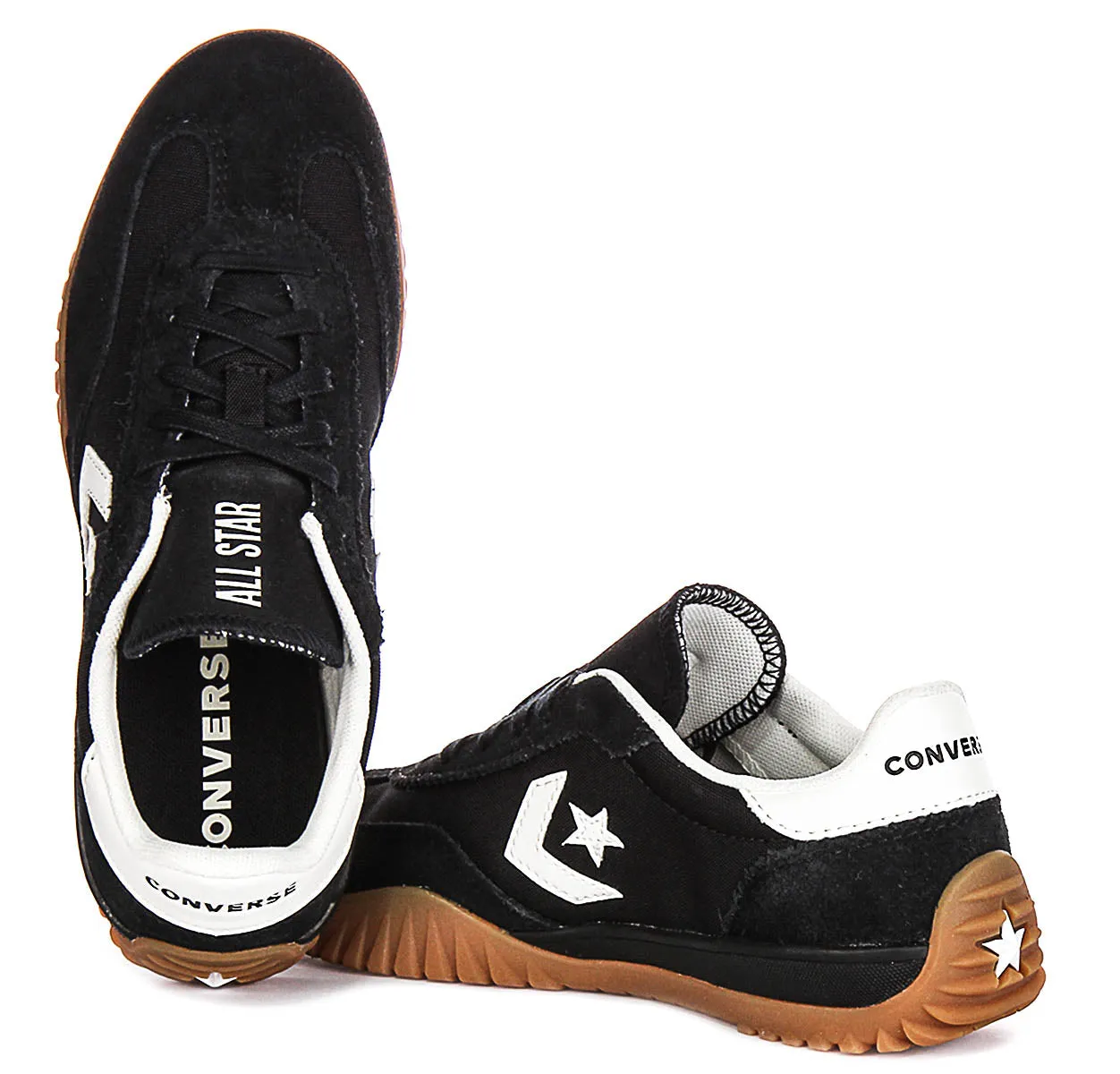 Chaussures Converse Run Star Trainer A08263C en Noir et Blanc