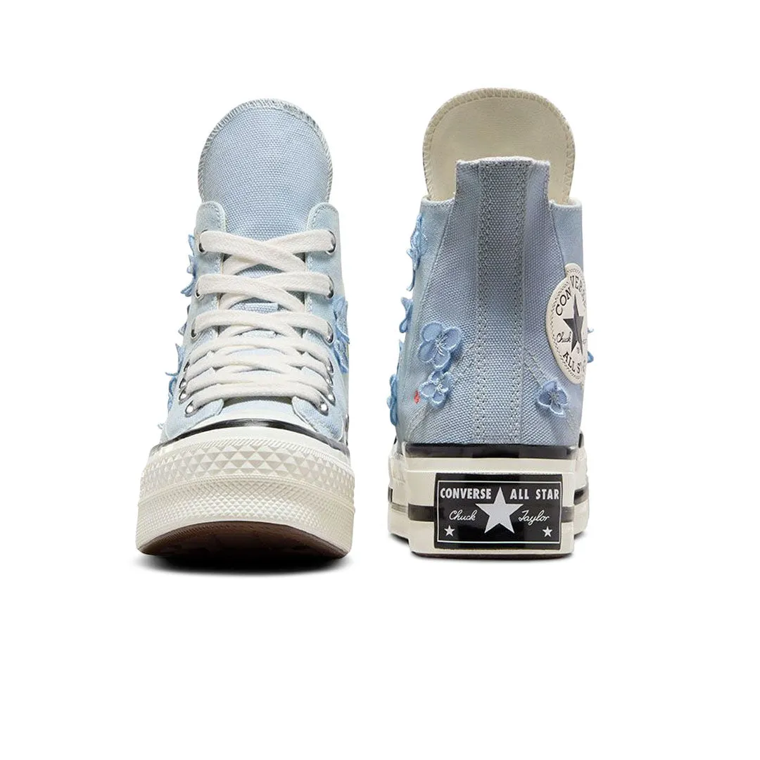 Converse - Chaussures montantes unisexes Chuck 70 Plus avec motifs floraux 3D (A09802C)