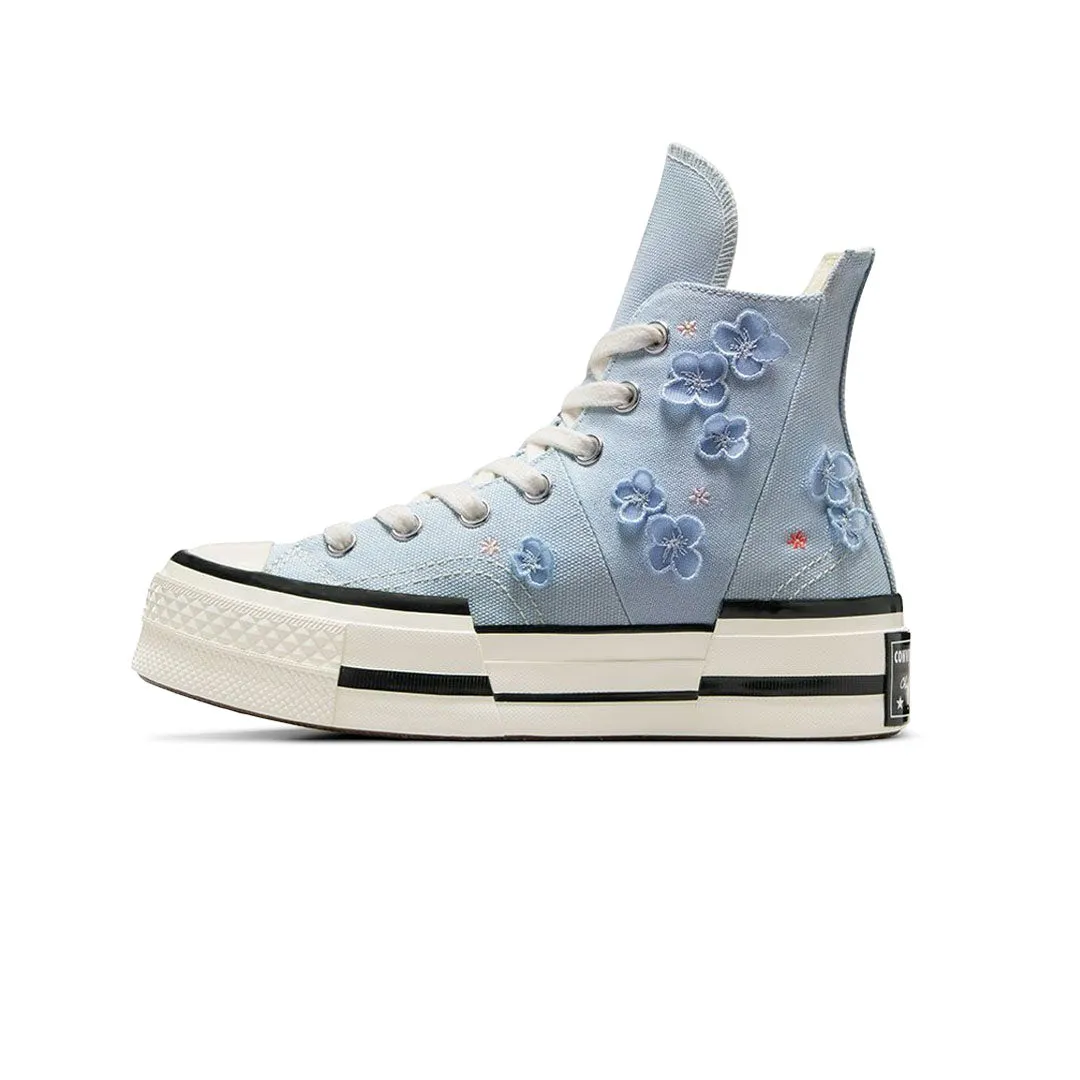 Converse - Chaussures montantes unisexes Chuck 70 Plus avec motifs floraux 3D (A09802C)