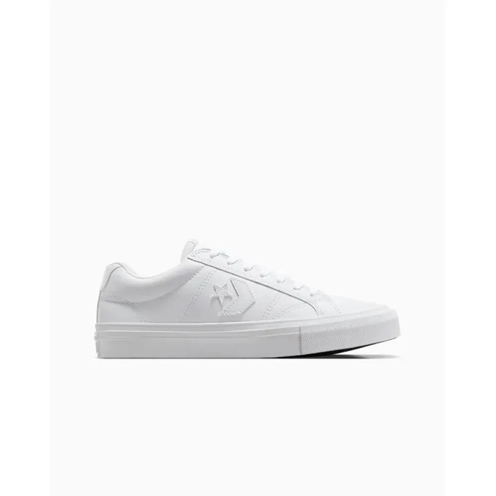 CONVERSE UNISEX SPORT FAUSSE PEAU TRIPLE BLANC CHAUSSURES DÉTENTE Shoes_Mens-Converse