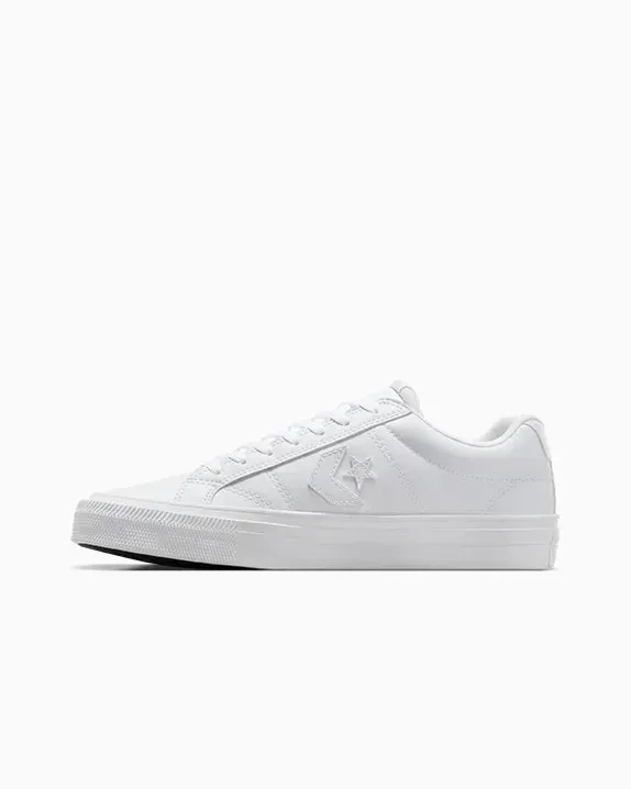 CONVERSE UNISEX SPORT FAUSSE PEAU TRIPLE BLANC CHAUSSURES DÉTENTE Shoes_Mens-Converse