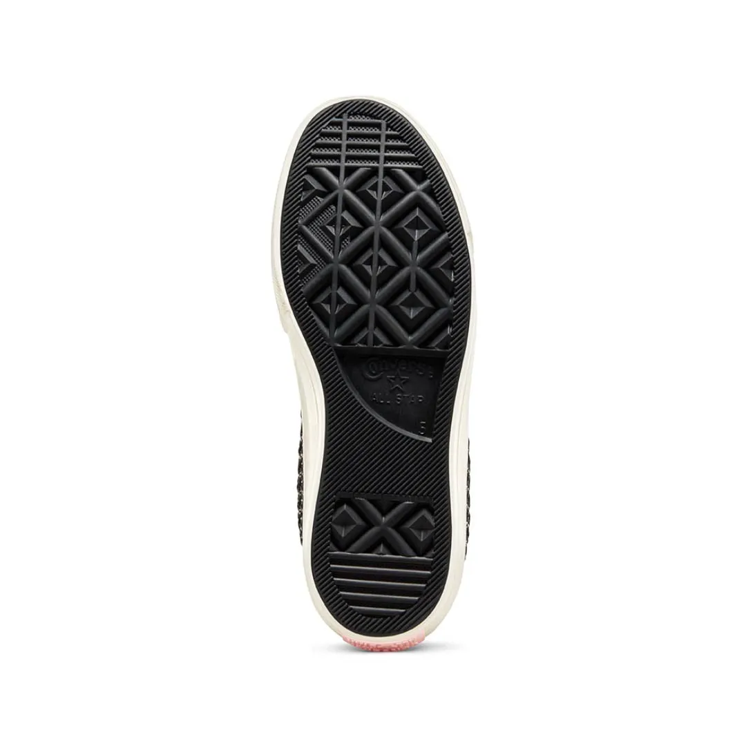 Converse - Chaussures montantes à plateforme crochet Chuck Taylor All Star pour femme (A09829C)