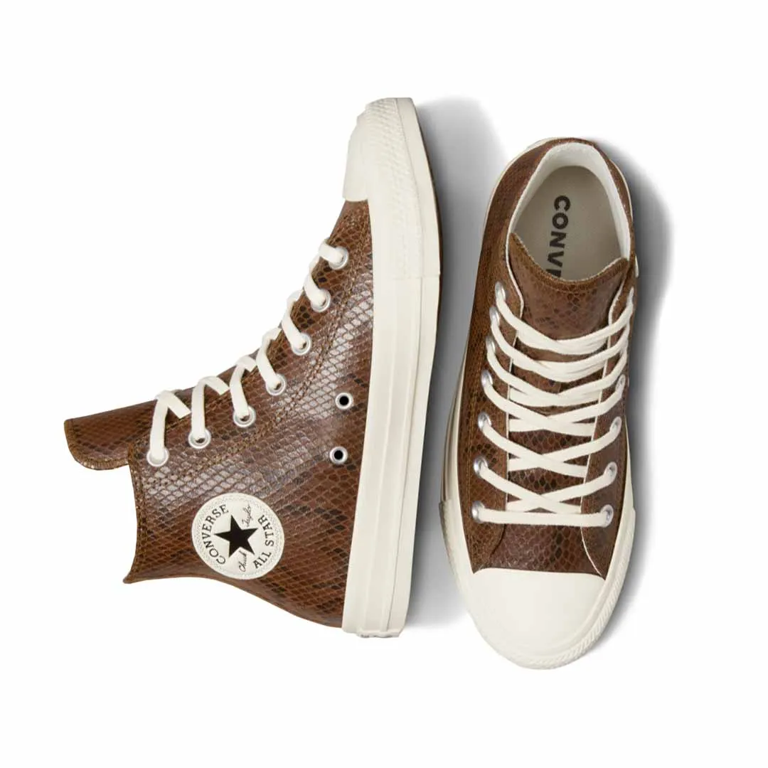Converse - Chaussures montantes à motifs serpent pour femmes Chuck Taylor All Star (A13393C)