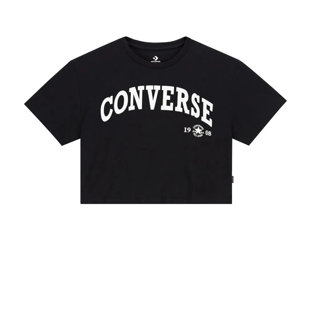 Converse - T-shirt court rétro pour femme Chuck (10027151 A02)