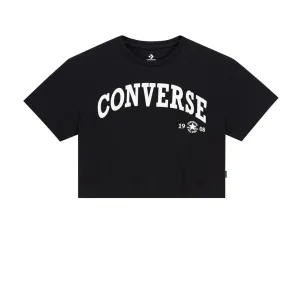 Converse - T-shirt court rétro pour femme Chuck (10027151 A02)