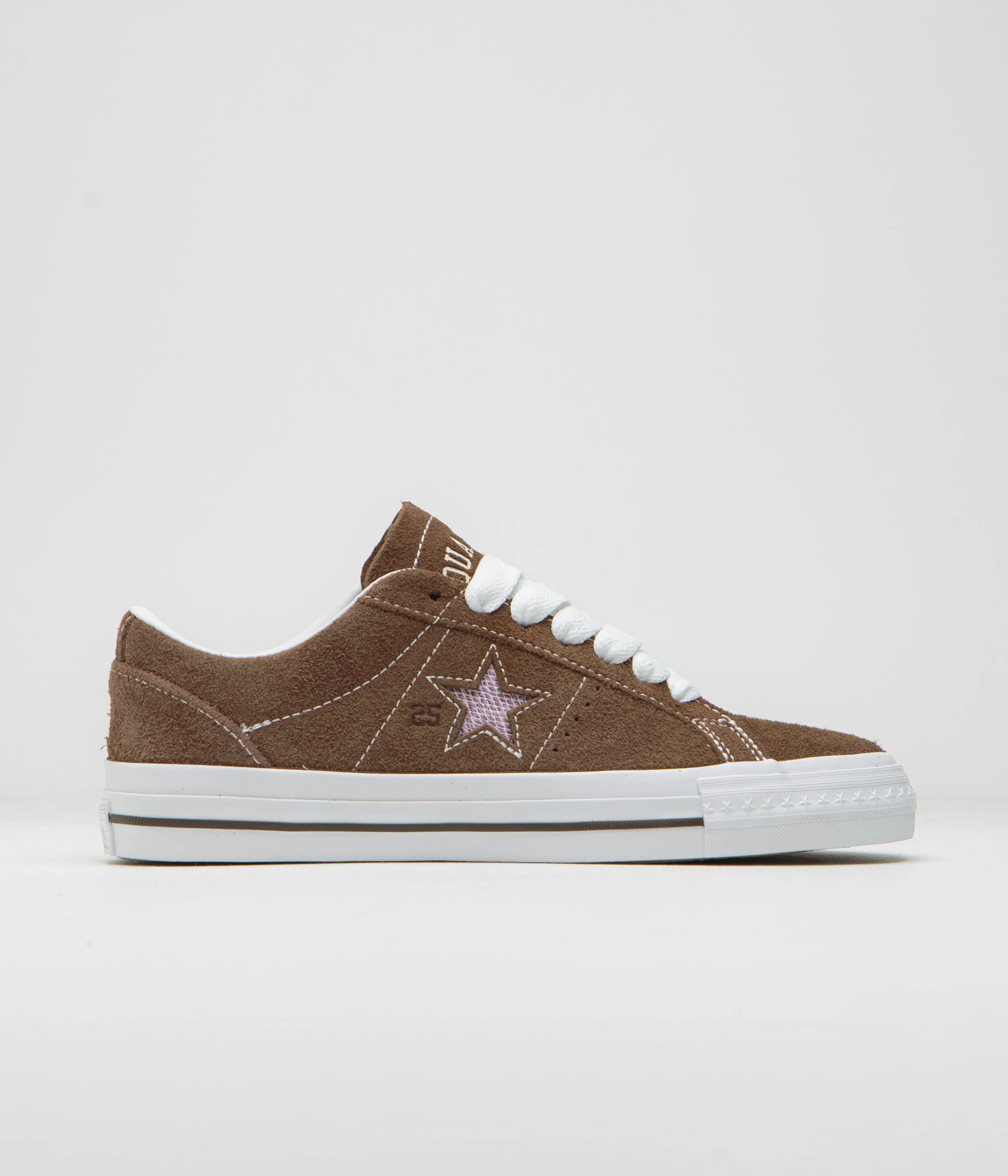 Chaussures Converse x Quartersnacks One Star Pro Ox - Girofle foncé / Blanc / Cerise