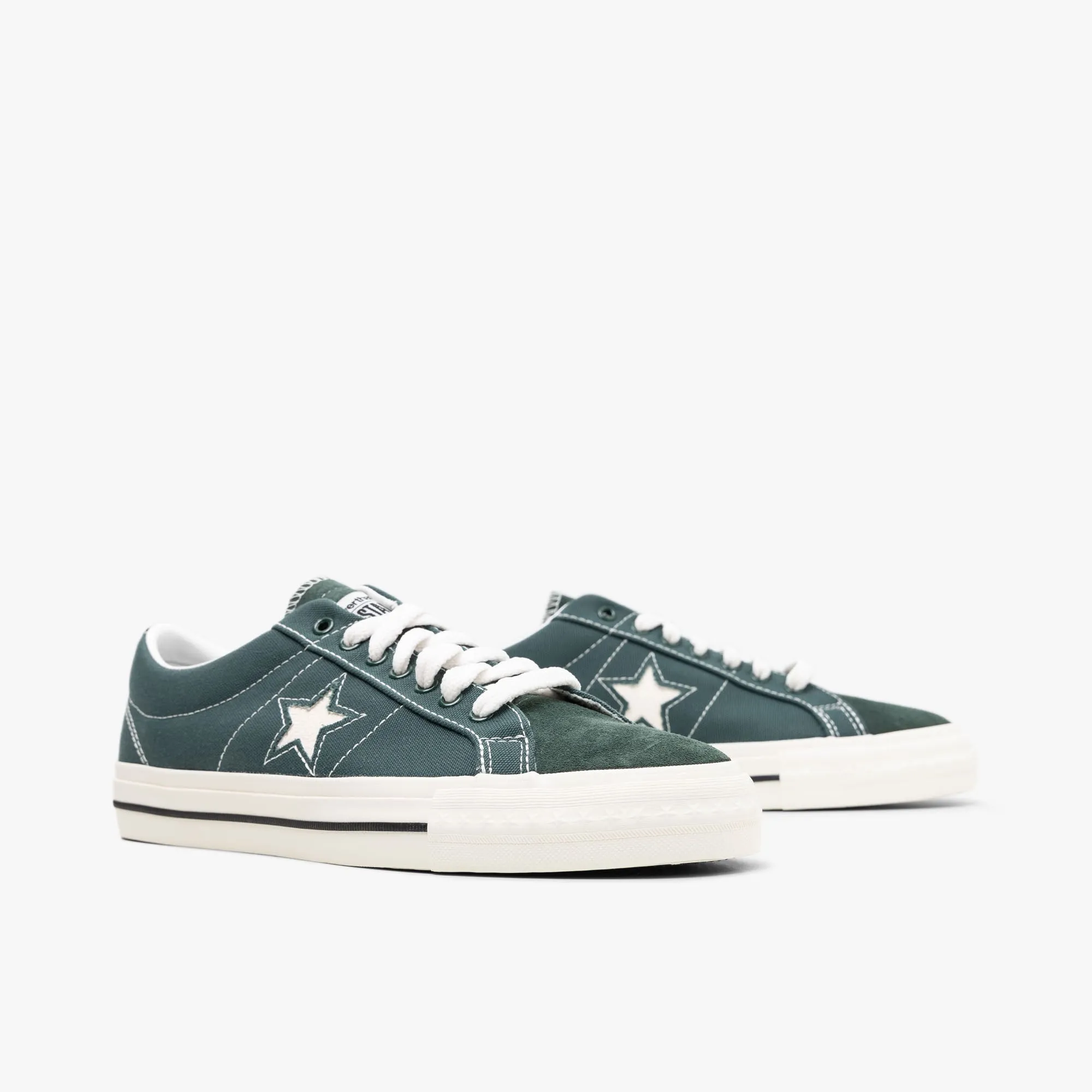 Converse x thisisneverthat One Star Pro Ox Trekking Vert / Noir - Blanc