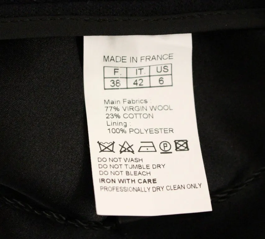 Corrado De Biase Jupe Femme en Laine Cotto avec Boutons Métalliques