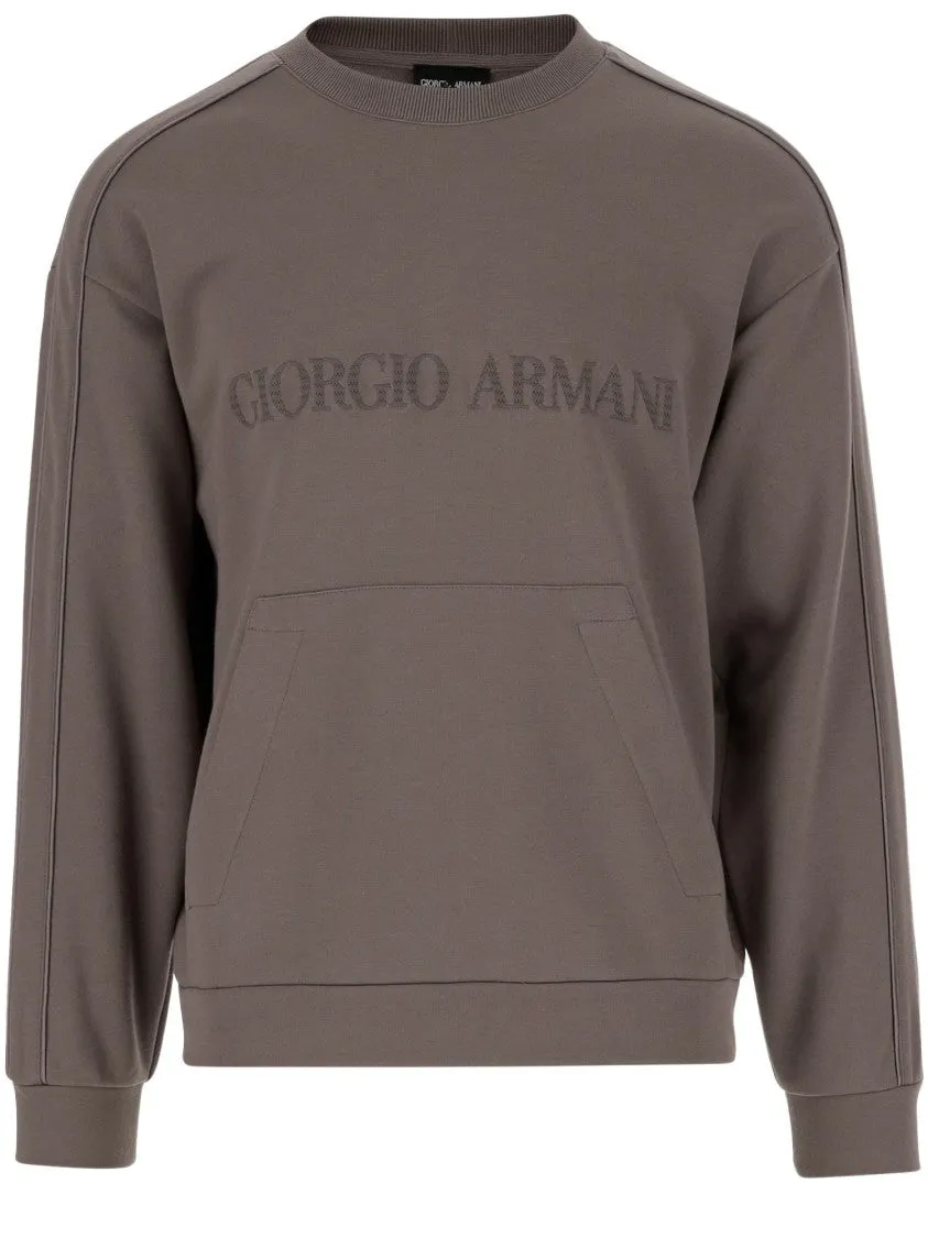 Pull en Coton et Cachemire avec Logo