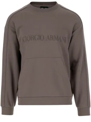 Pull en Coton et Cachemire avec Logo