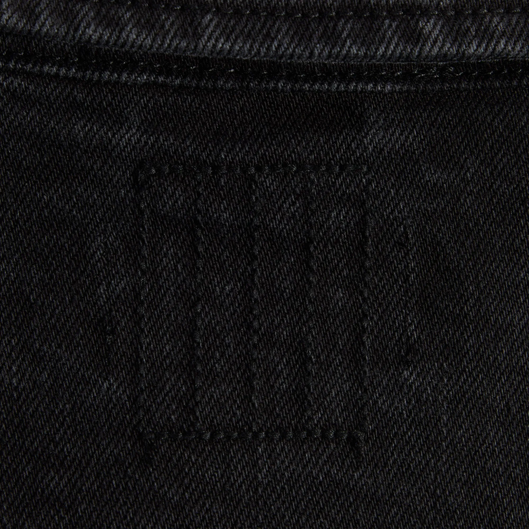 Kith Centre Denim Jacket - Black Anti-Damaged