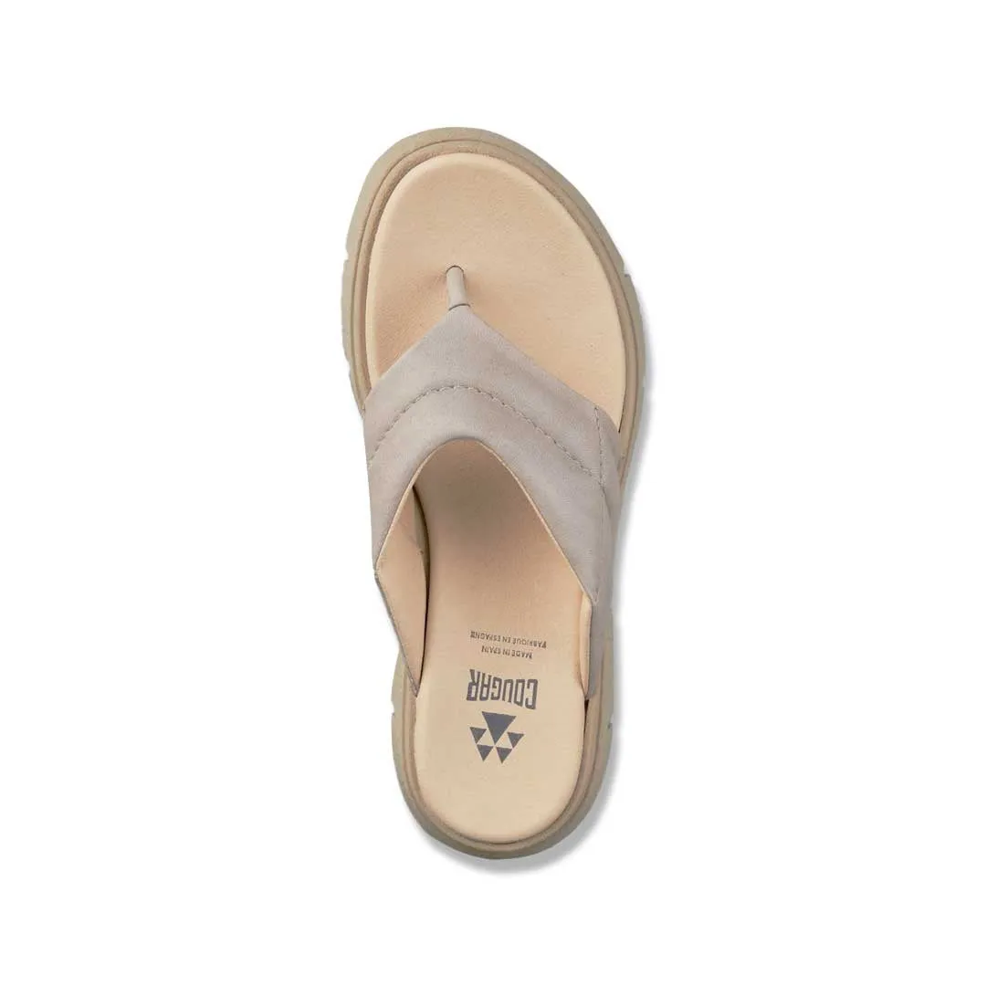 Cougar - Sandales compensées à lanières en cuir Luxmotion pour femmes (ABBA-OAT)
