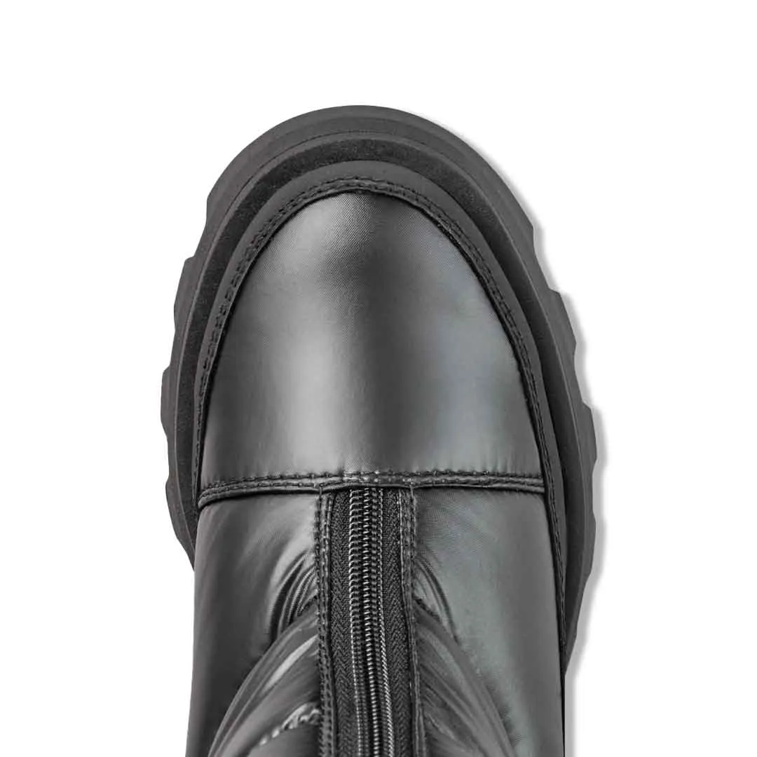 Cougar - Bottes imperméables en nylon élégantes pour femmes (SAVVY-BLK)