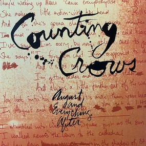 Counting Crows  August And Everything After  (Arrives in 4 days ) hi-fi music center,hi-fi speaker grill,hi-fi equipment organizer