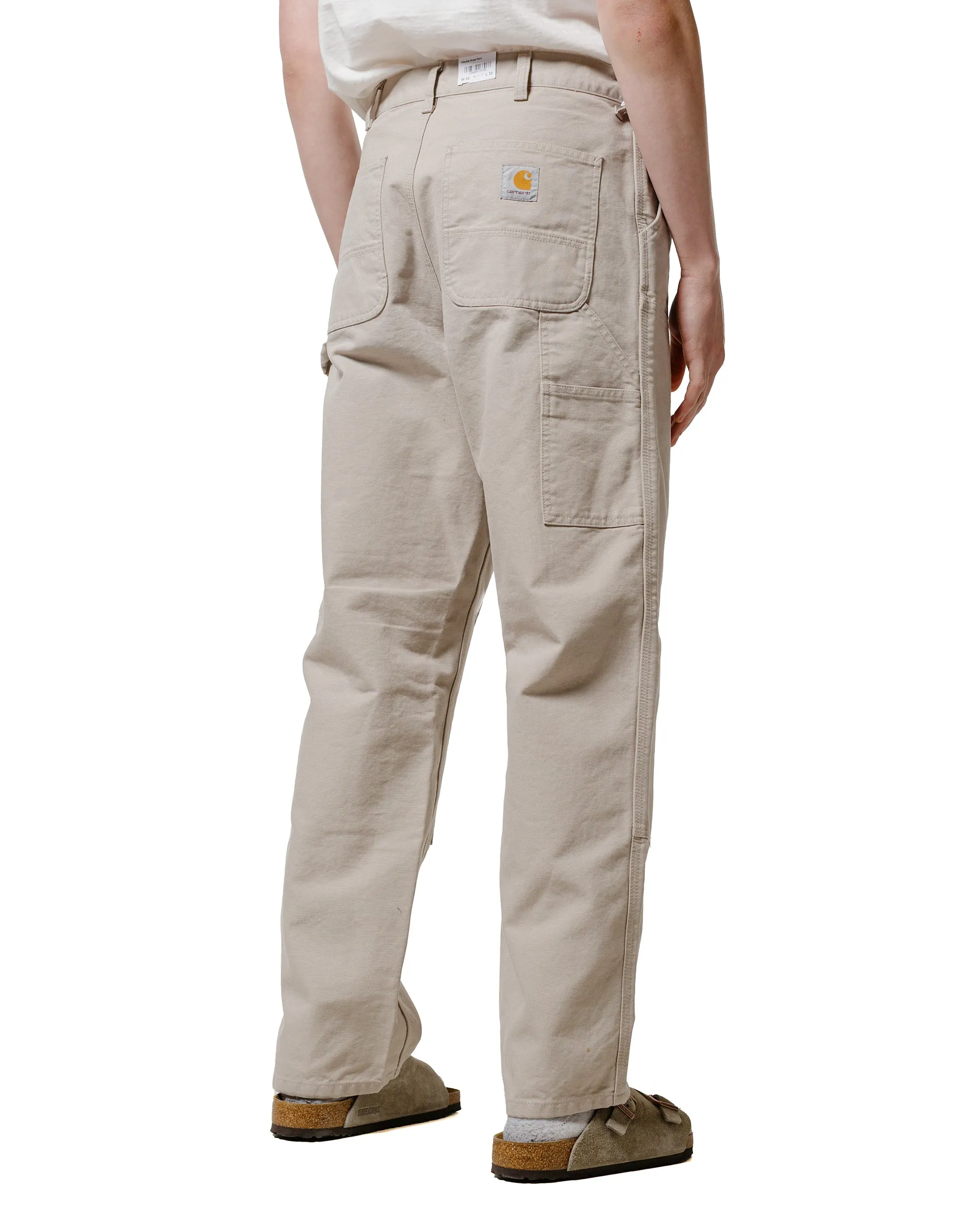 Impact - Absorbing Uv-Protection Factor Carhartt W.I.P. Double Knee Pant Canvas Dusky Beige Stone Canvas