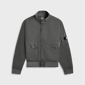 Pouch C.P. Company Chrome-R Full Button Jacket - Smoked Pearl