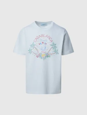 Crayon Tennis Tee Temperature Regulation Abrasion Resistant Surface