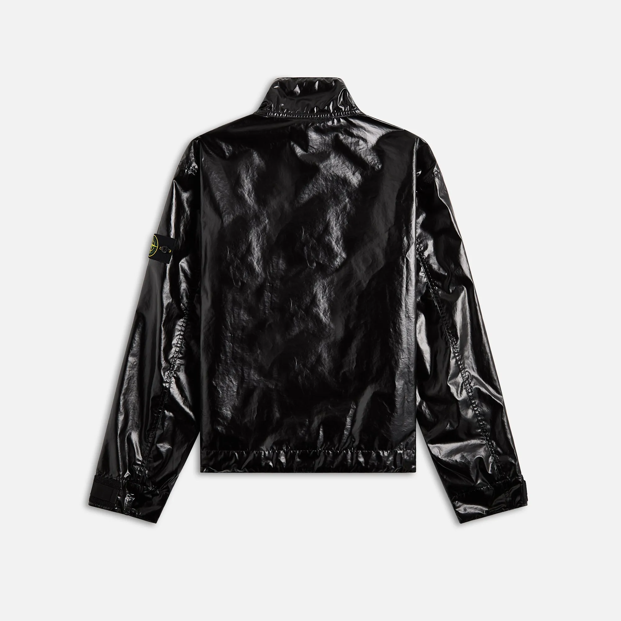 Stone Island Mussola Gommata-Tc Garment Dyed Jacket - Black Comfortable Allergies