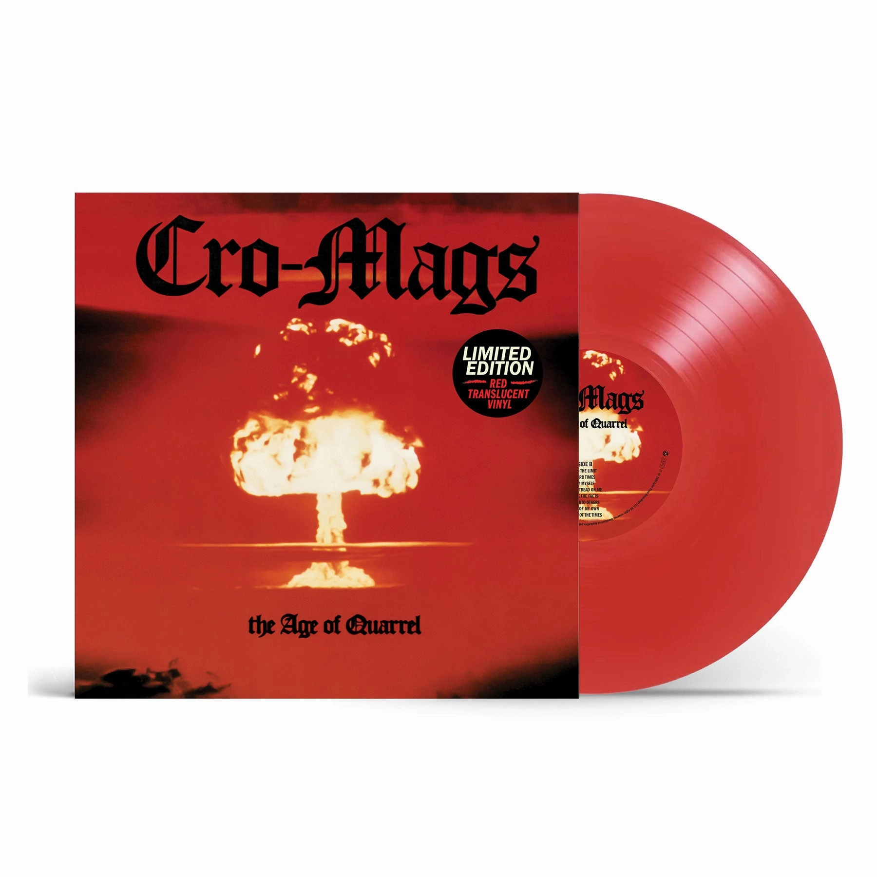 Cro-Mags: The Age of Quarrel (Colored Vinyl) Vinyl LP - PRE-ORDER