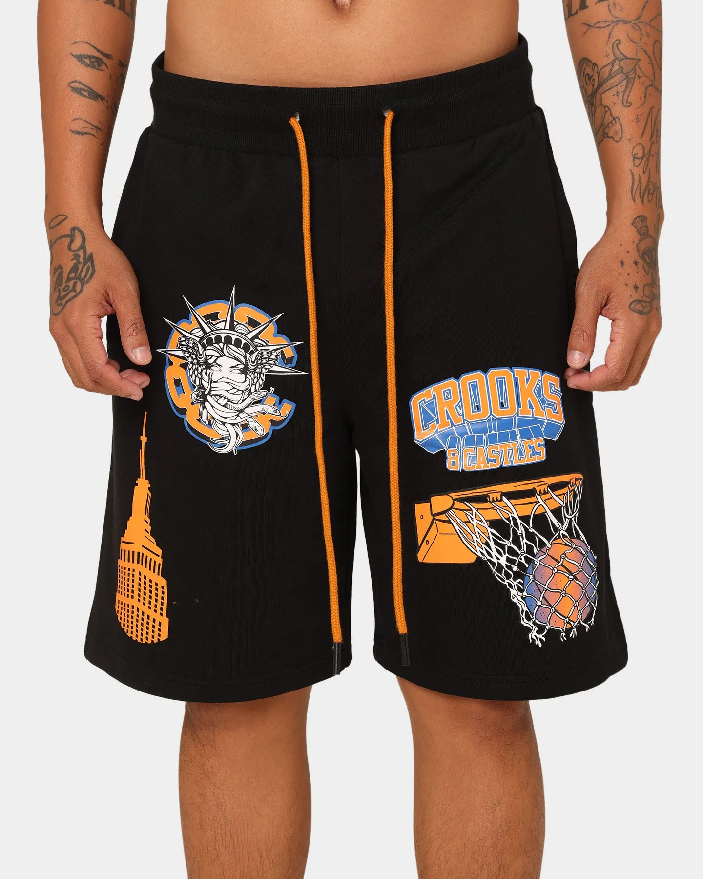 Crooks & Castles NY Short Noir