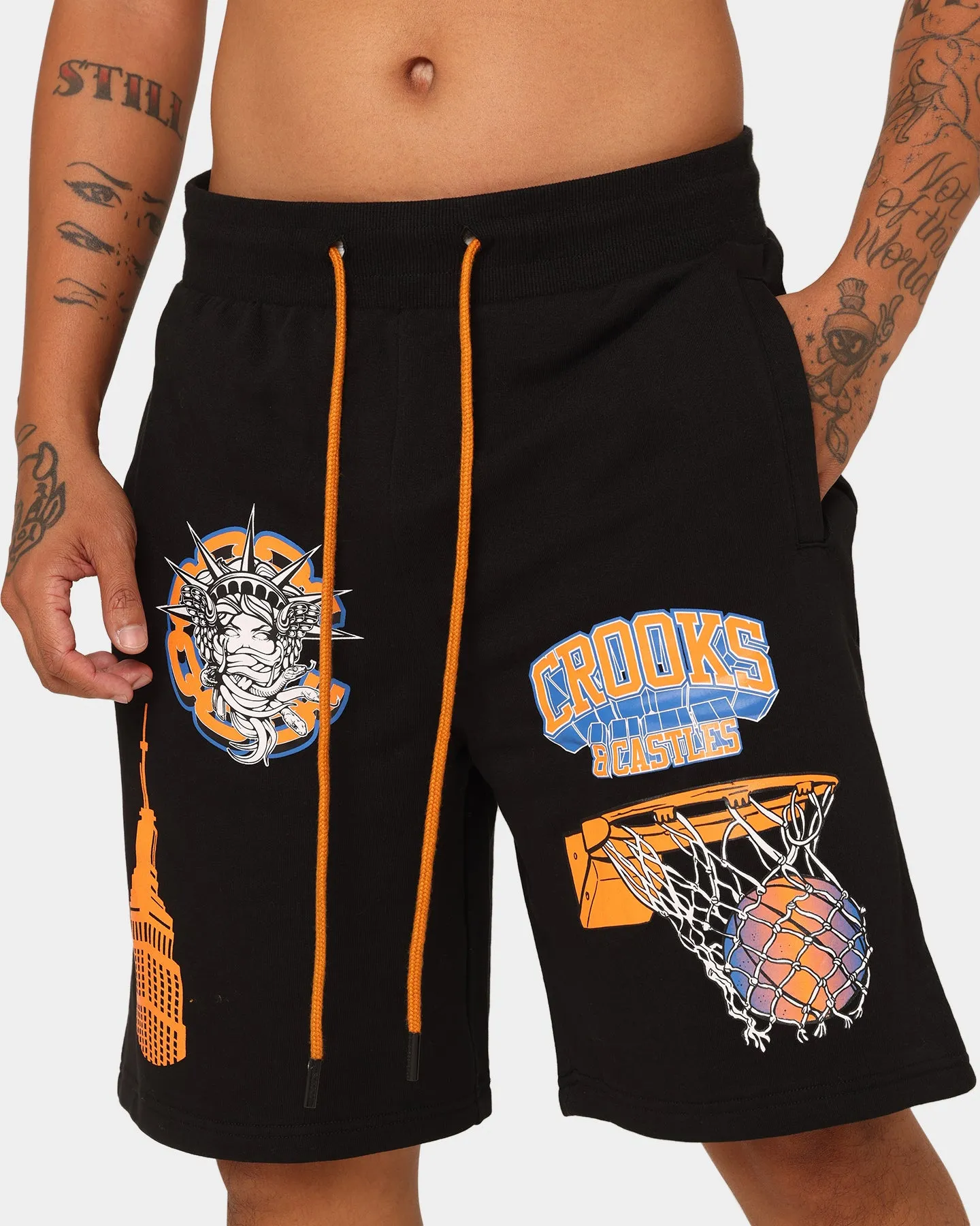Crooks & Castles NY Short Noir