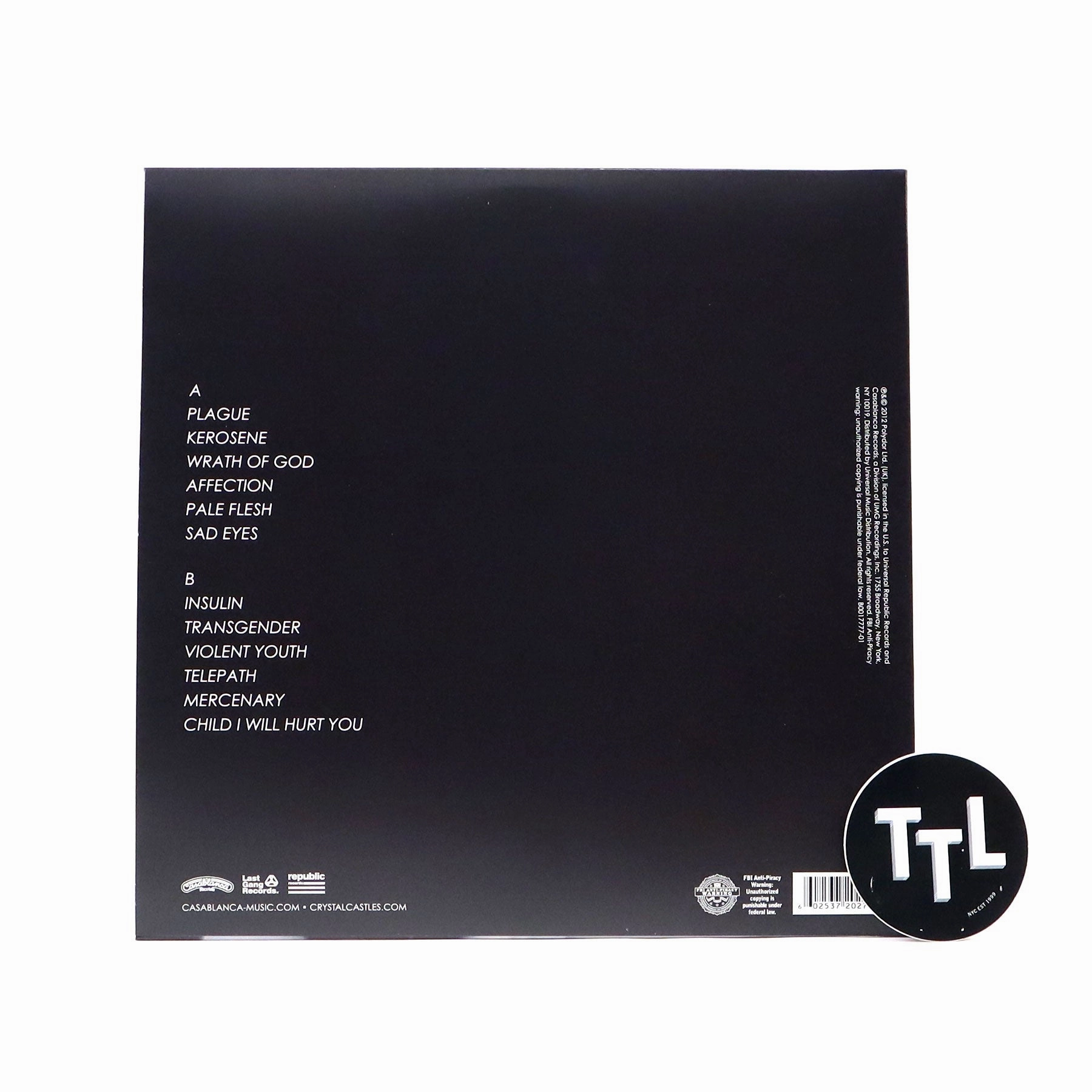 Crystal Castles: III Vinyl LP - PRE-ORDER