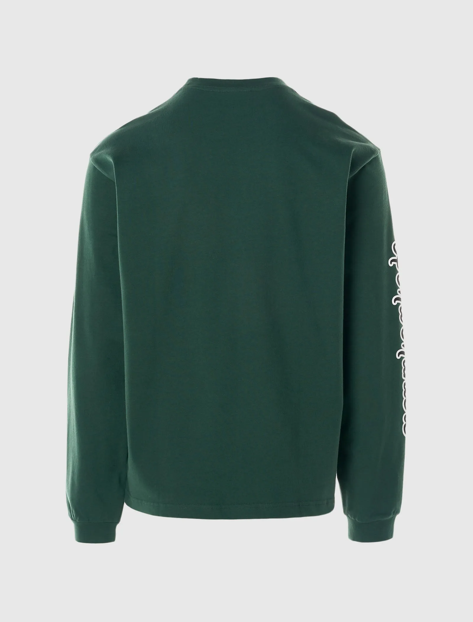 Cursive Logo Long Sleeve T-Shirt Anti - Devolution Comfortable Belly