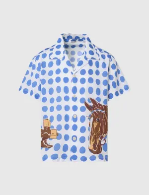 Knitwear Softness Jockey Dot Short Sleeve Shirt