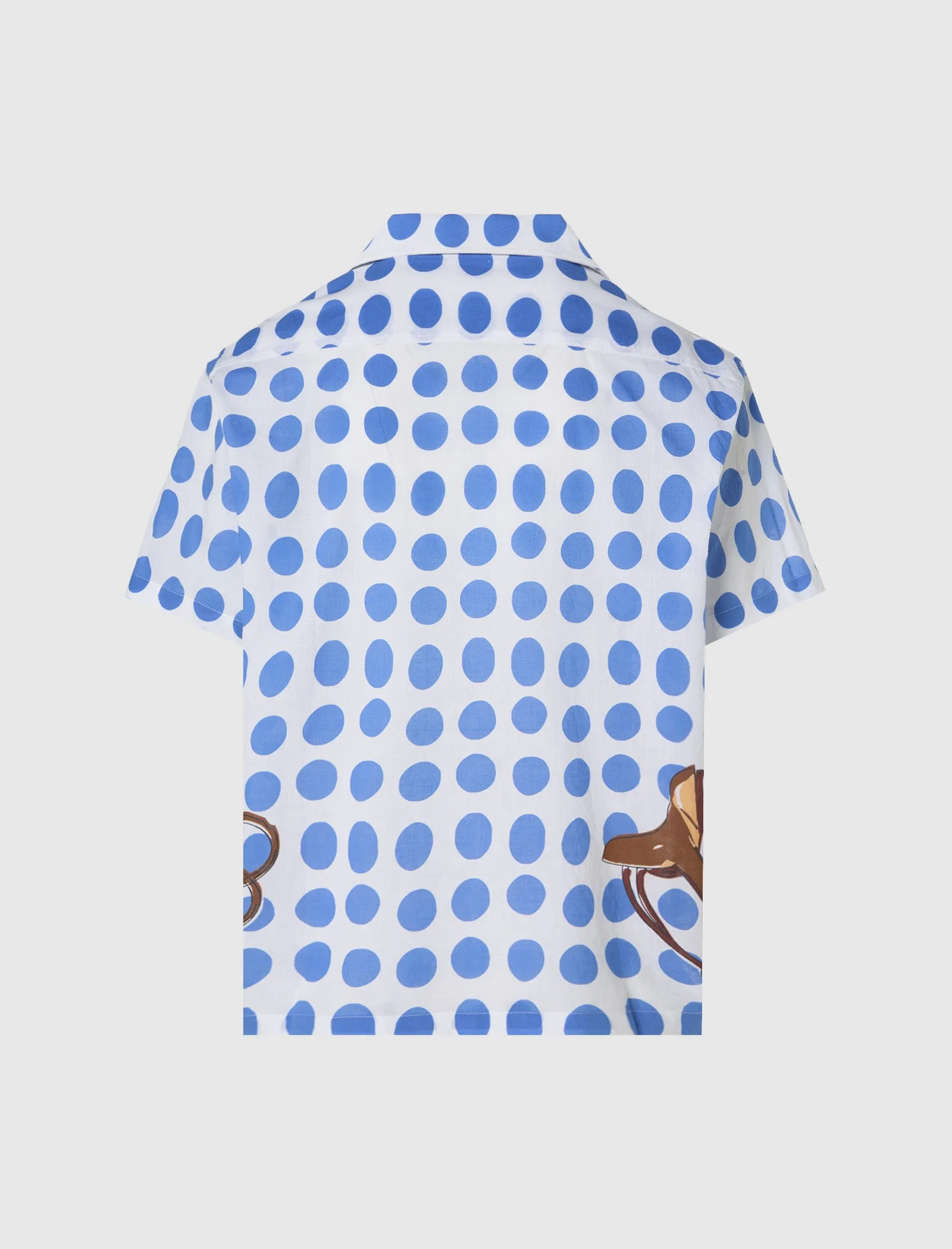 Pearl Head Pins Jockey Dot Short Sleeve Shirt