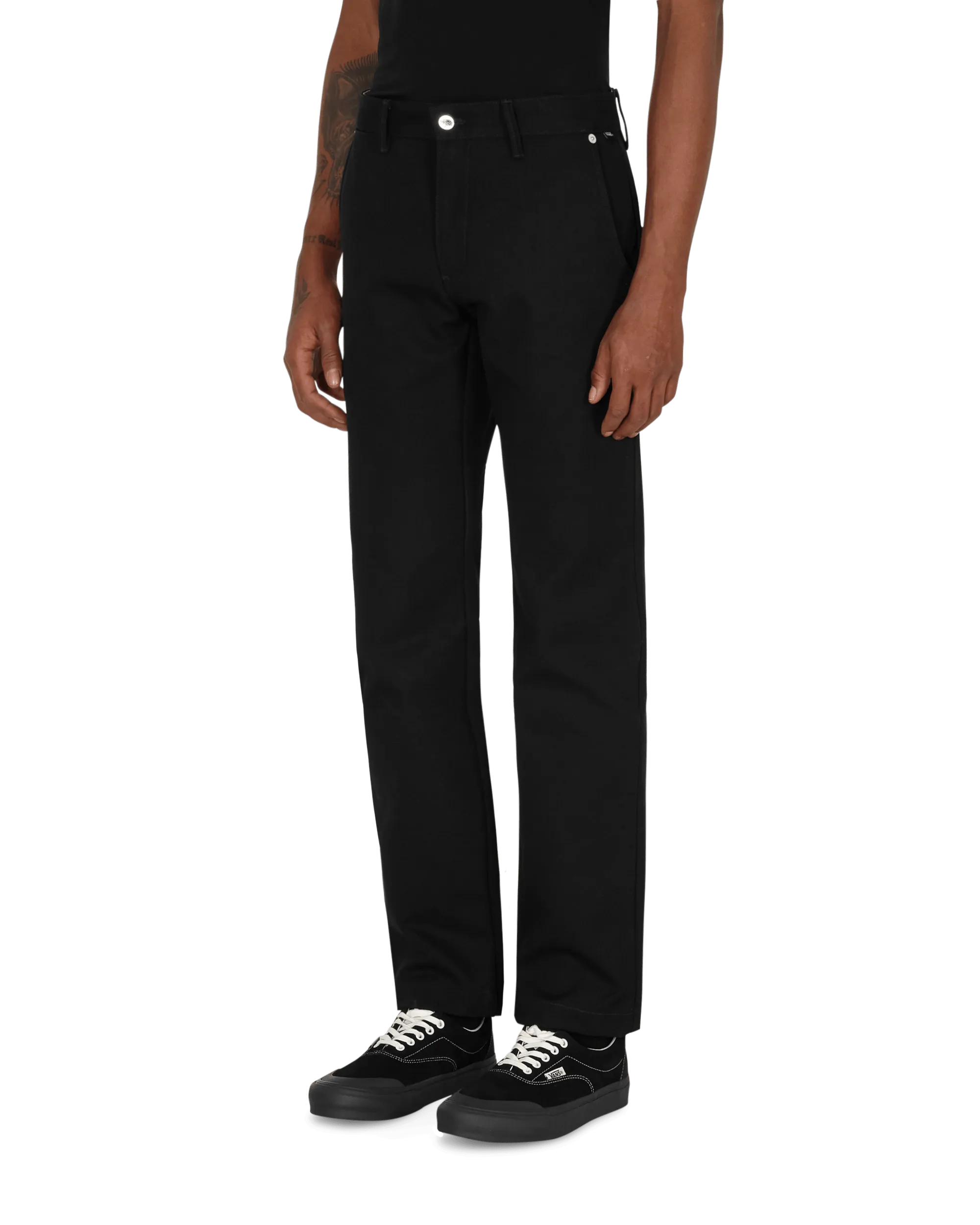 Nylon Blend Solid-Design Slam Jam X Julian Klincewicz Mccahon Pants Black