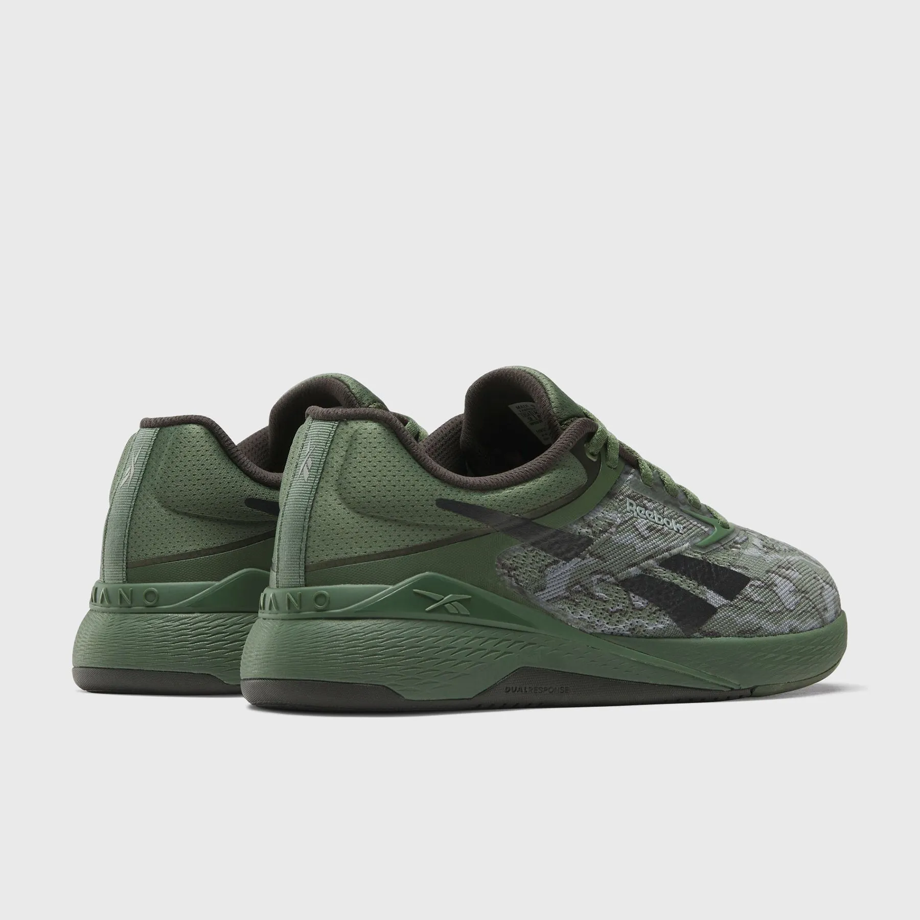 Reebok - Nano X5 - Breakaway Green/Washed Black/Grey Hidden Pockets Natural Stride
