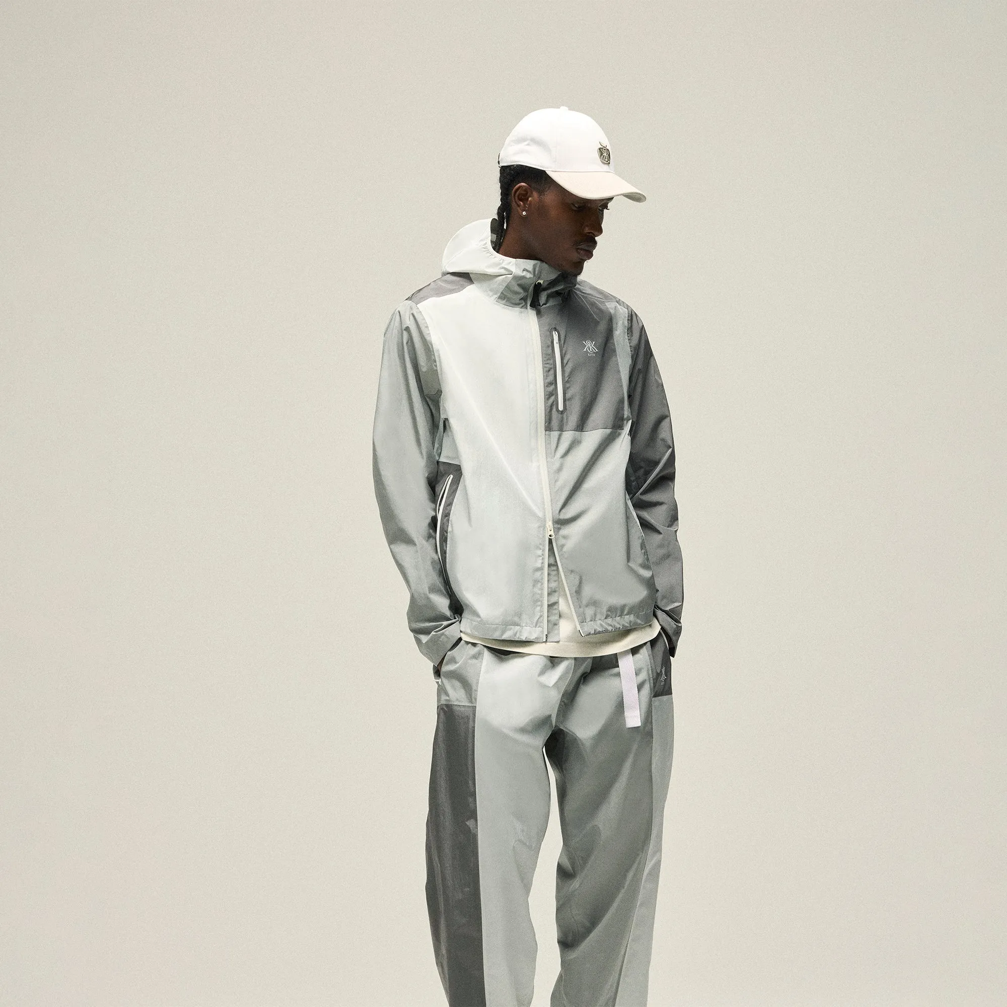Cleanliness Foldable - Hood Kith Xander 3L Rain Jacket - Fin