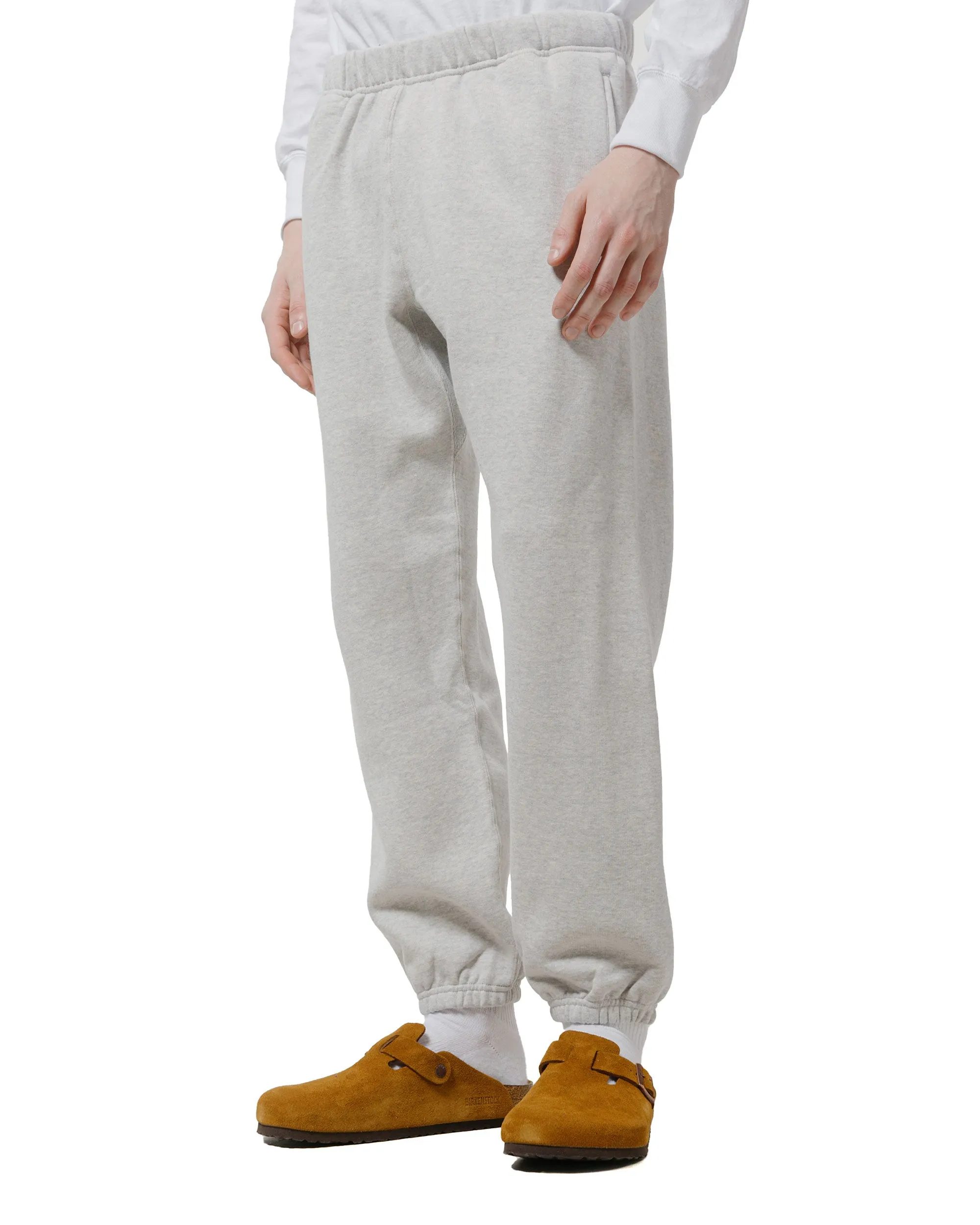 The Real Mccoy'S Mc24116 10 Oz. Loopwheel Sweat Pants Snow Gray Medium - Quality Item