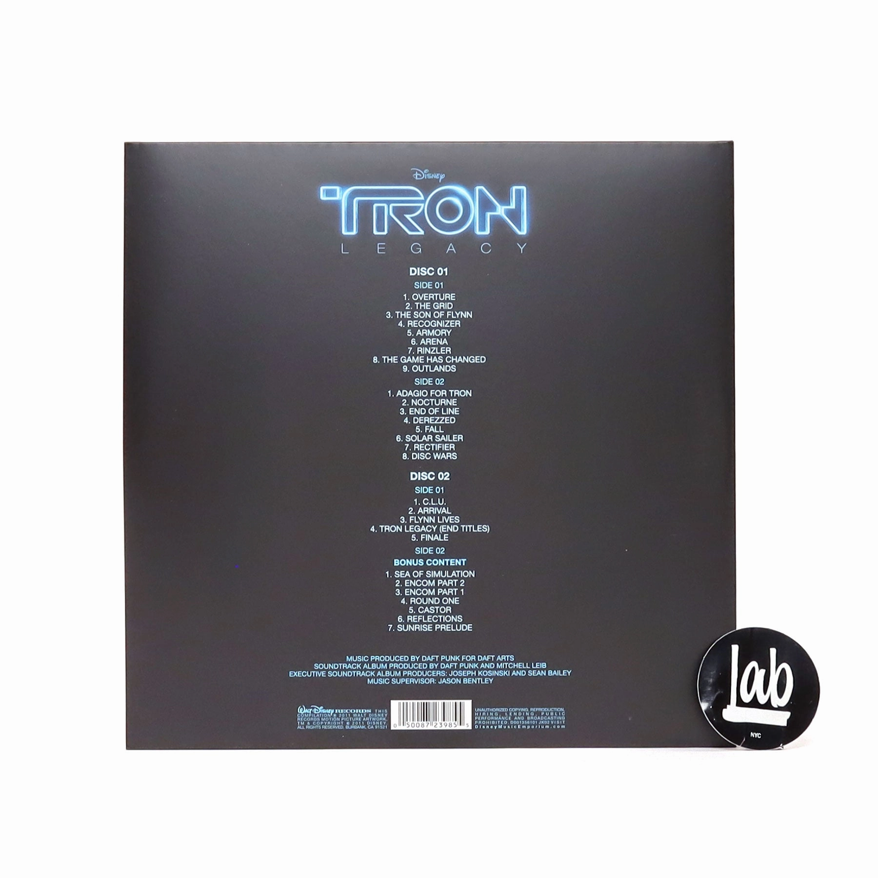 Daft Punk: Tron Legacy Soundtrack (180g) Vinyl 2LP