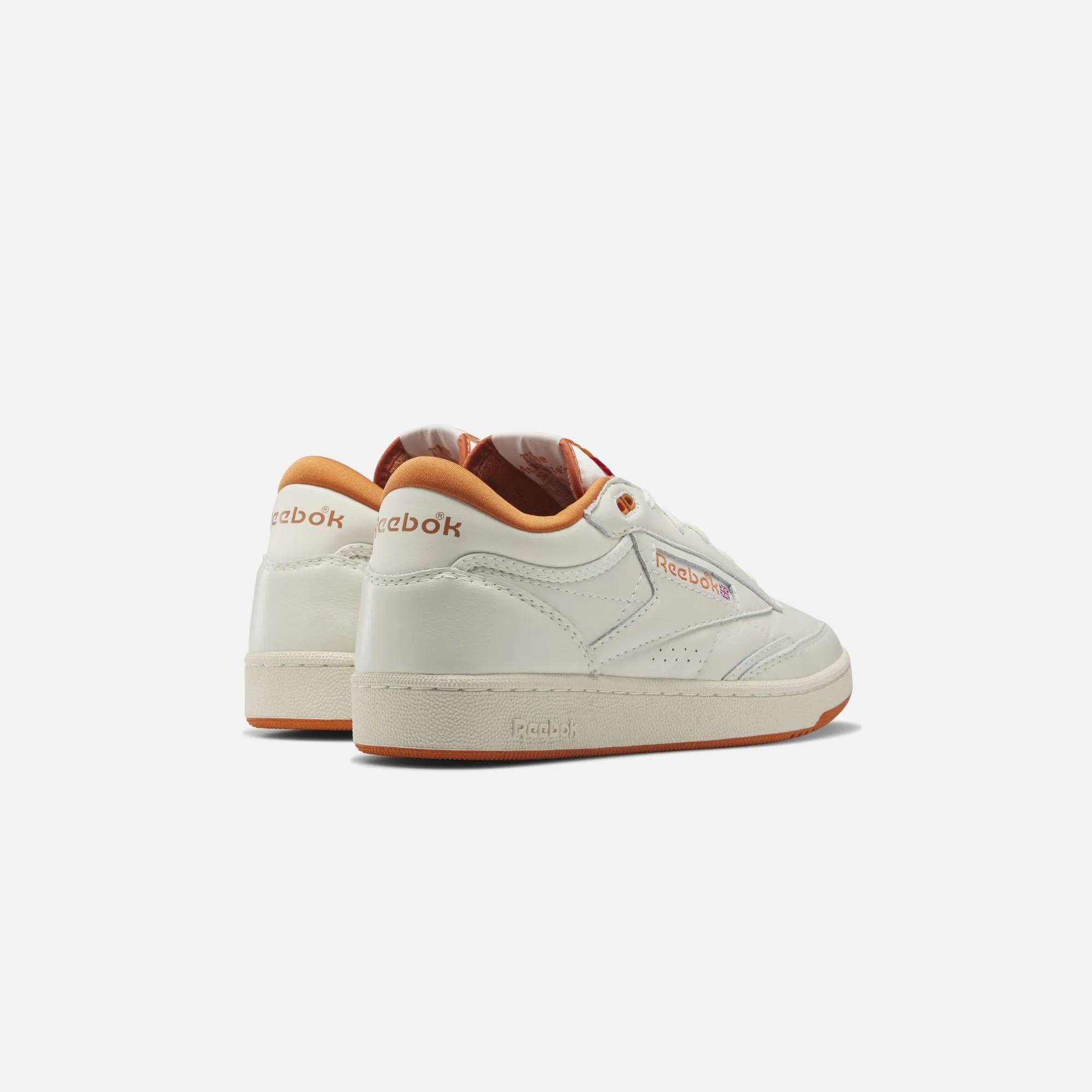 Step Out Boldly Holiday Sale Reebok Club C Mid Ii Vintage - Chalk / Paper White / Burnt Orange