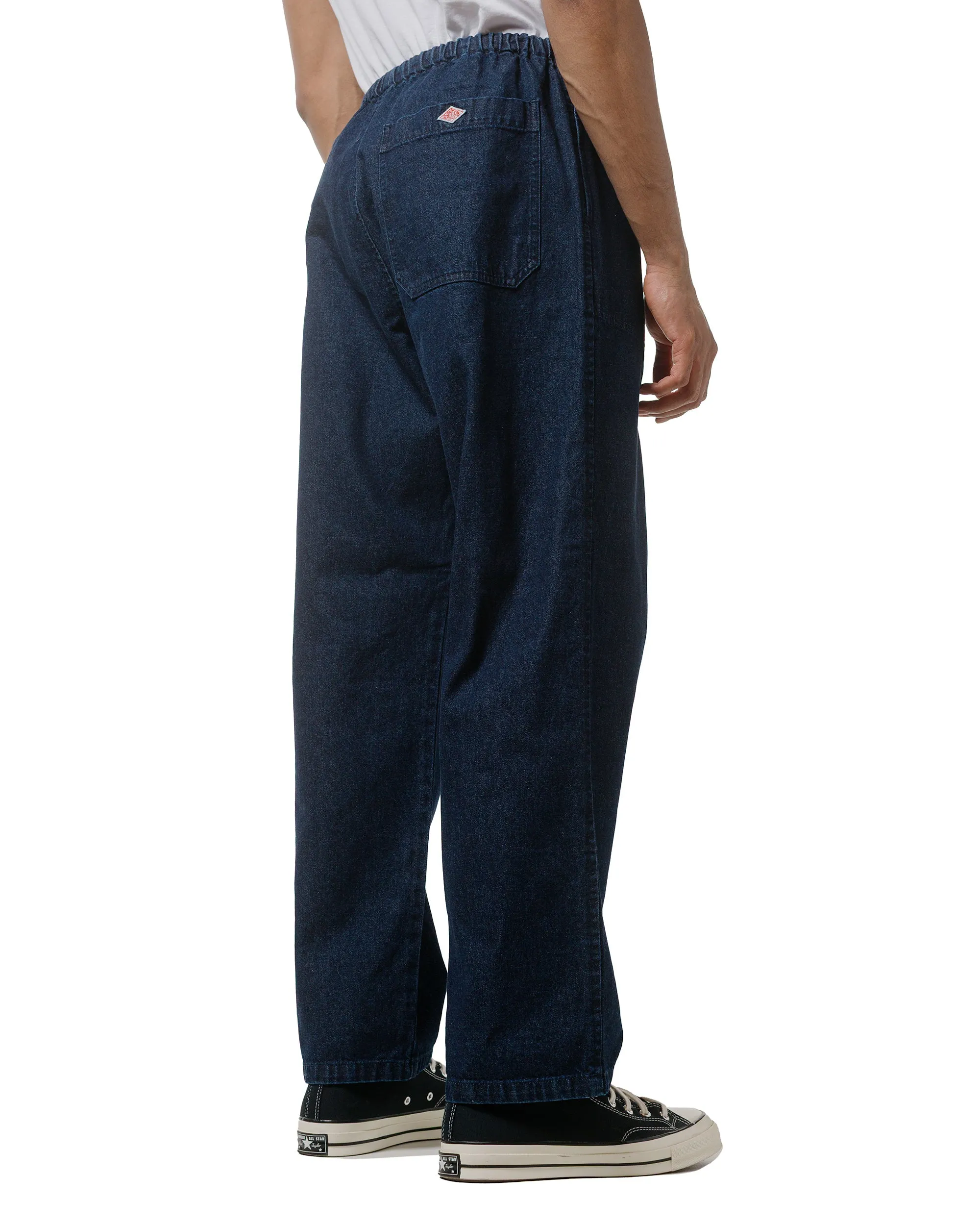 Comfortable Socks Wear Experience Danton Denim Easy Pants Indigo
