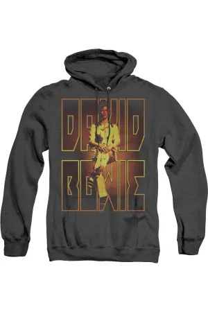 David Bowie Perched Sweat à capuche adulte Heather