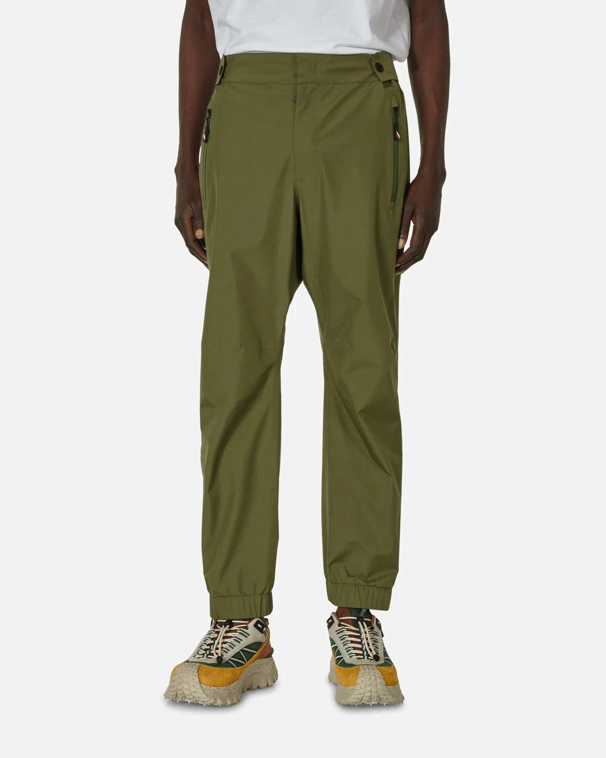 Smooth Lace Seams Day-Namic Trousers Olive