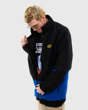 Brand Anti Fingerprint Lamination Dc All Terrain Jacket - Black/Blue