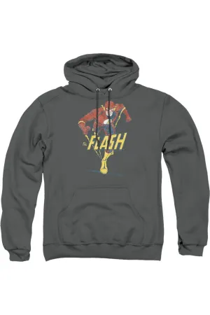 Pull-over à capuche adulte Flash désaturé DC Comics / Sweat à capuche