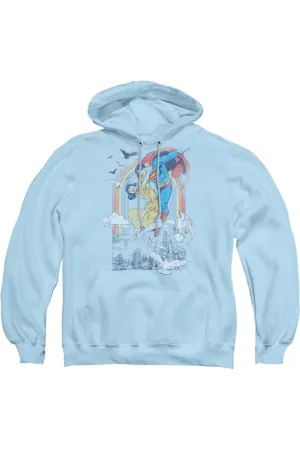 Pull à capuche adulte DC Comics Rainbow Love / Sweat à capuche