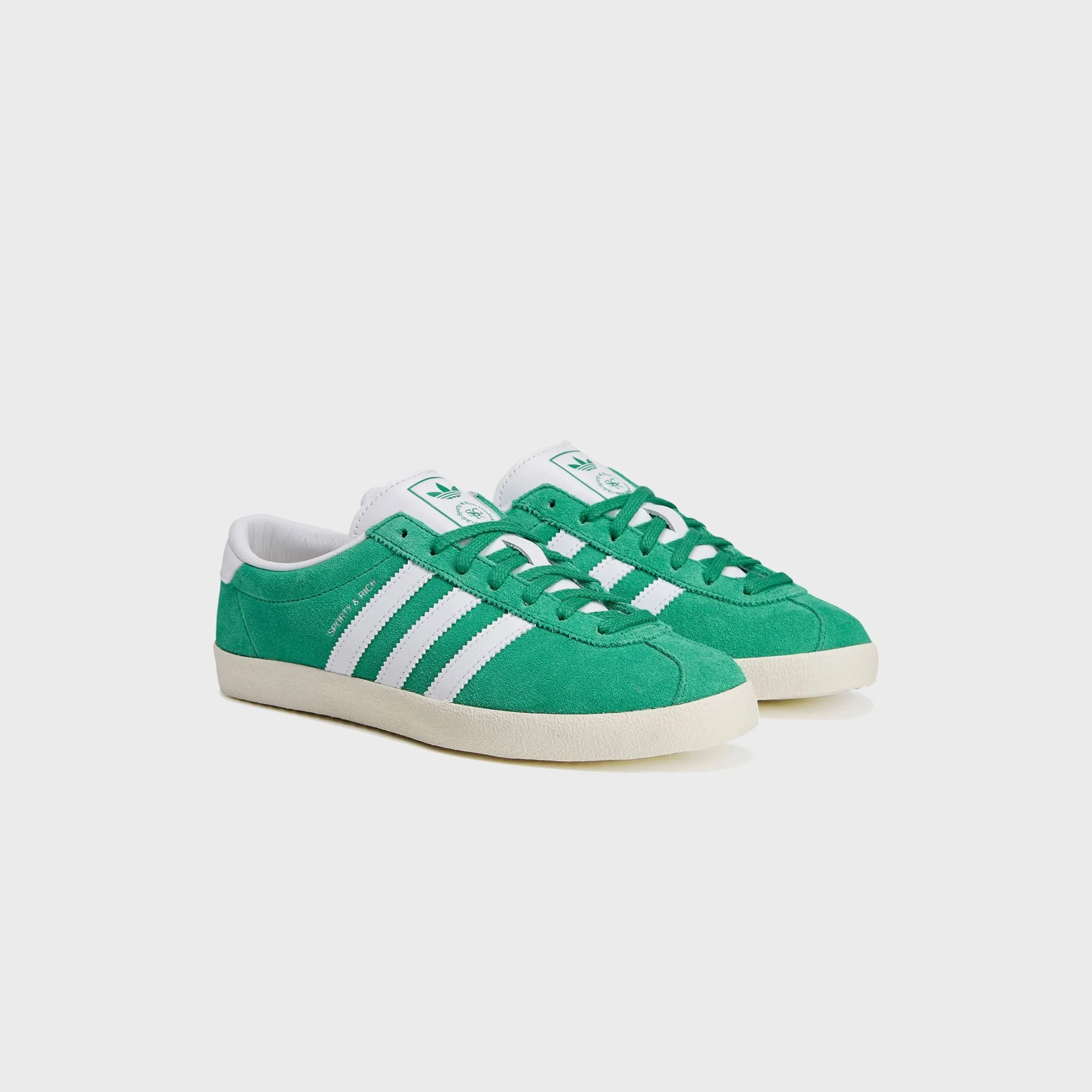 Style Meets Power Fearlessly You Adidas Wmns Blanc Sporty & Rich - Court Green / White / Off-White